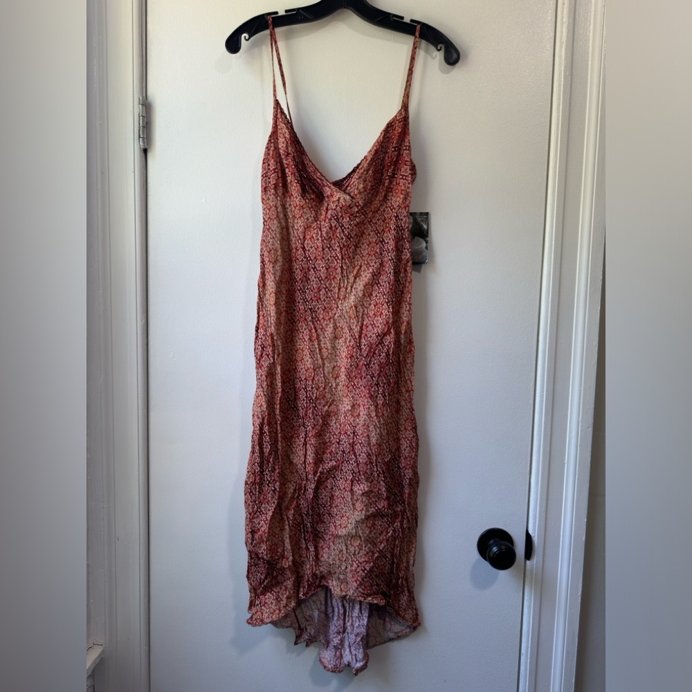 Vintage Rampage Clothing Company Rayon High Low Cottage core Dress Size 13 - Picture 4 of 11